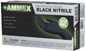 Disposable Ammex Black Nitrile Powder Free Exam Gloves