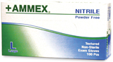 Disposable Ammex Nitrile Powder Free Exam Gloves